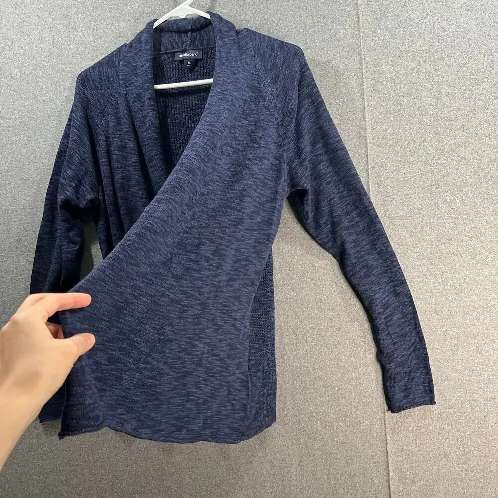 Studio Park x Amy Stran Open Front Cardigan Nave Size Medium